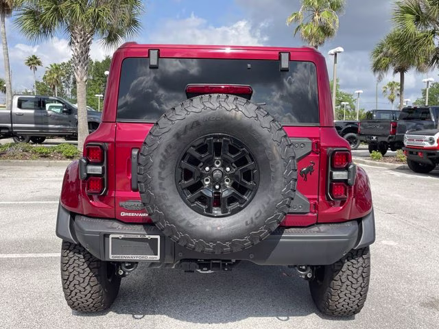 2025 Ruby Red Metallic Ford Bronco Raptor 4X4 Convertible