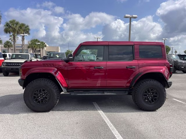 2025 Ruby Red Metallic Ford Bronco Raptor 4X4 Convertible