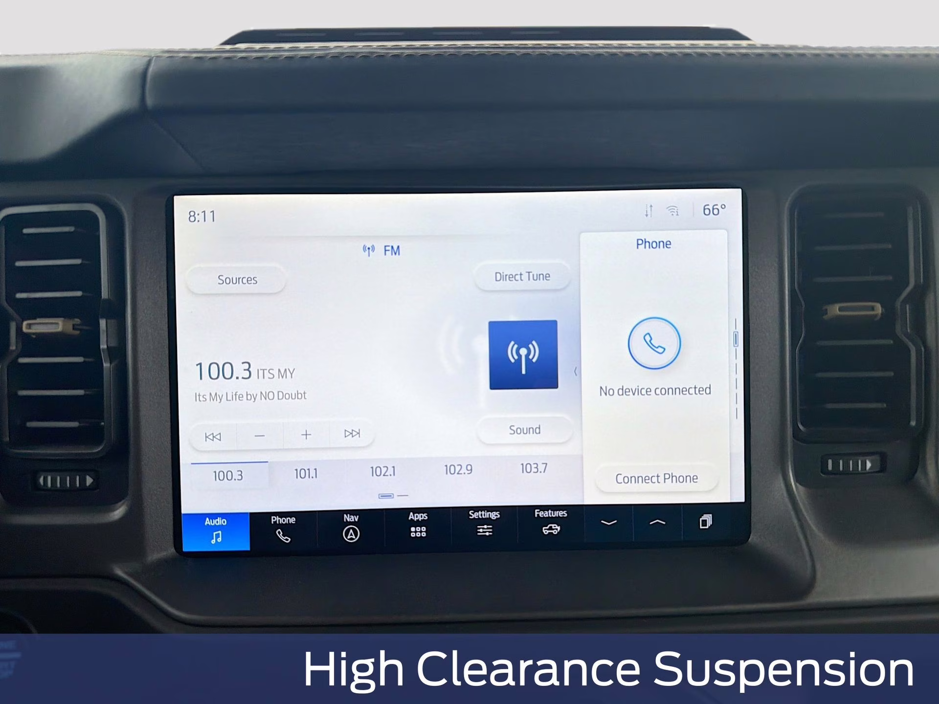 2025 Velocity Blue Metallic Ford Bronco Badlands 4X4 SUV