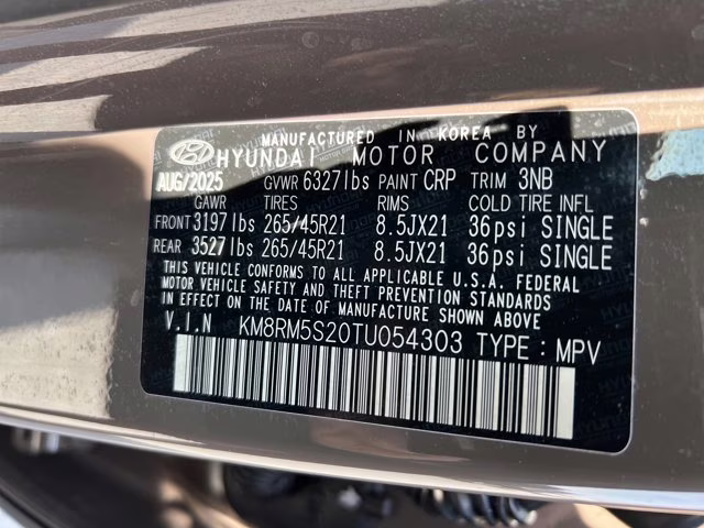2026 Cast Iron Brown Pearl Hyundai Palisade Calligraphy FWD SUV