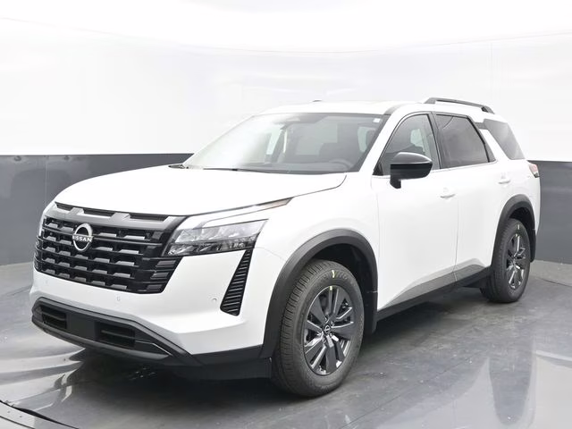 2026 Everest White Pearl Tricoat Nissan Pathfinder SV FWD SUV