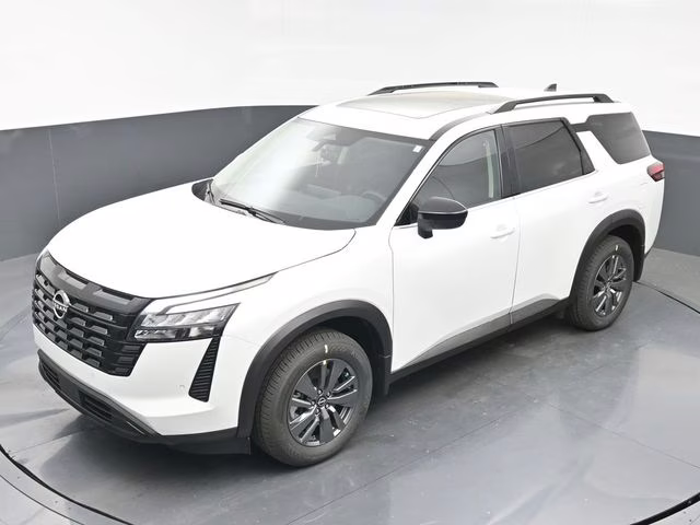 2026 Everest White Pearl Tricoat Nissan Pathfinder SV FWD SUV