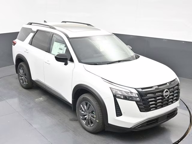 2026 Everest White Pearl Tricoat Nissan Pathfinder SV FWD SUV
