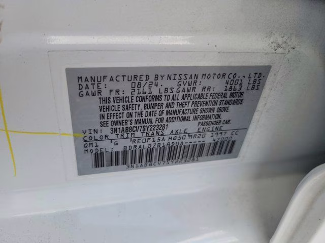 2025 Fresh Powder Nissan Sentra SV FWD Sedan