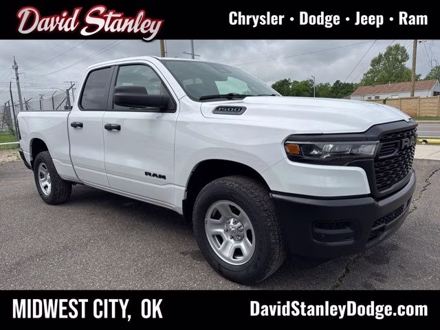 2026 Bright White Clearcoat Ram 1500 Tradesman 4X4 Truck