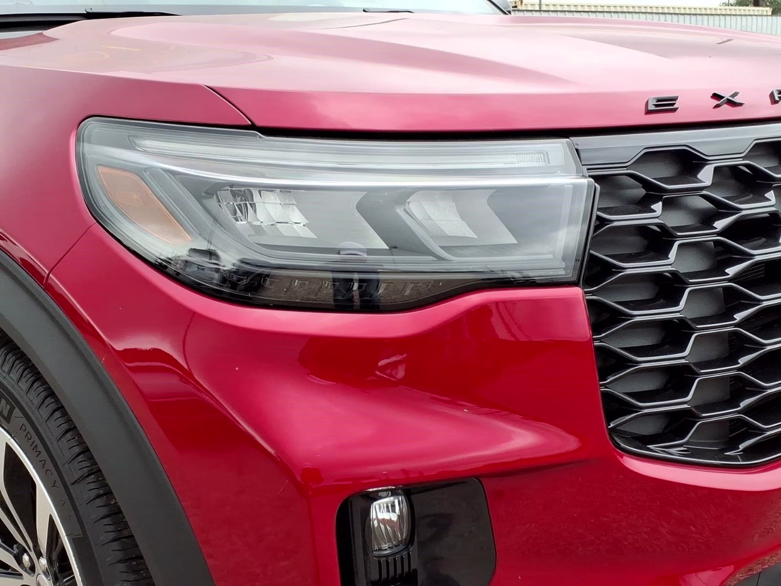 2026 Red Metallic Ford Explorer ST-Line RWD SUV