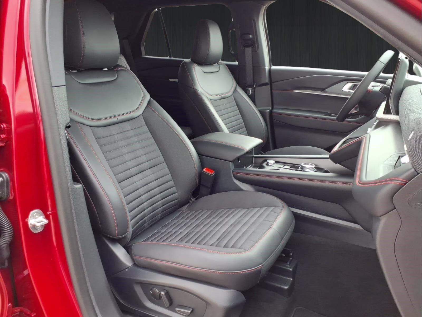 2026 Red Metallic Ford Explorer ST-Line RWD SUV