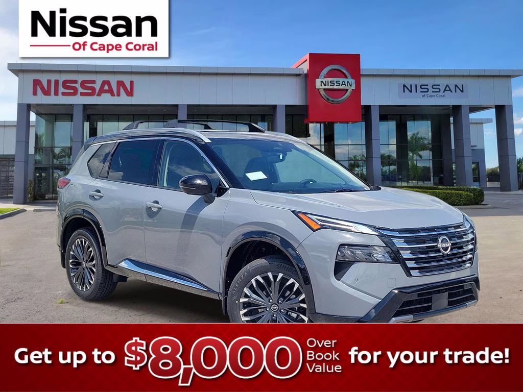 2026 Boulder Gray/Super Black Nissan Rogue Platinum AWD SUV