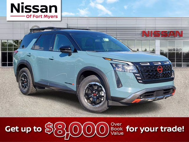 2026 Baltic Teal/Super Black Nissan Pathfinder Rock Creek 4X4 SUV