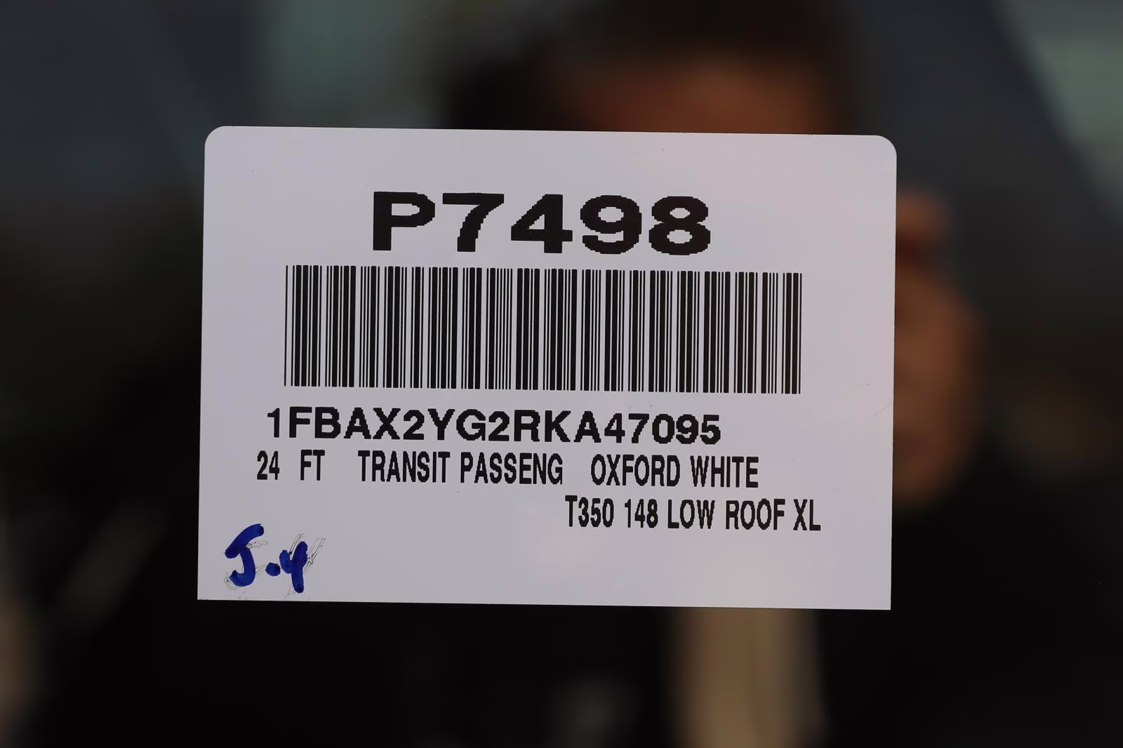 2024 Oxford White Ford Transit 350 XLT RWD Van