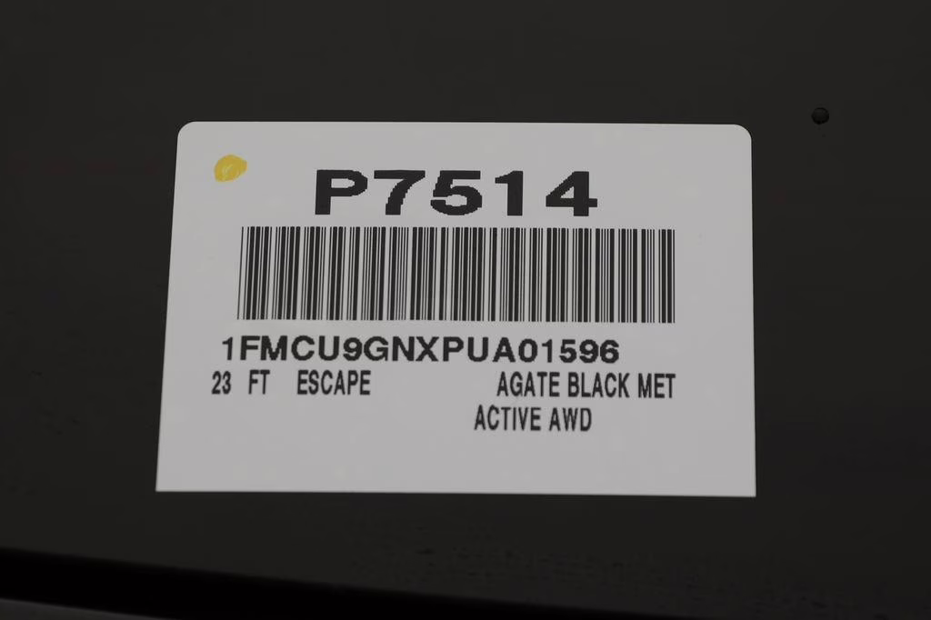 2023 Agate Black Ford Escape Active AWD SUV
