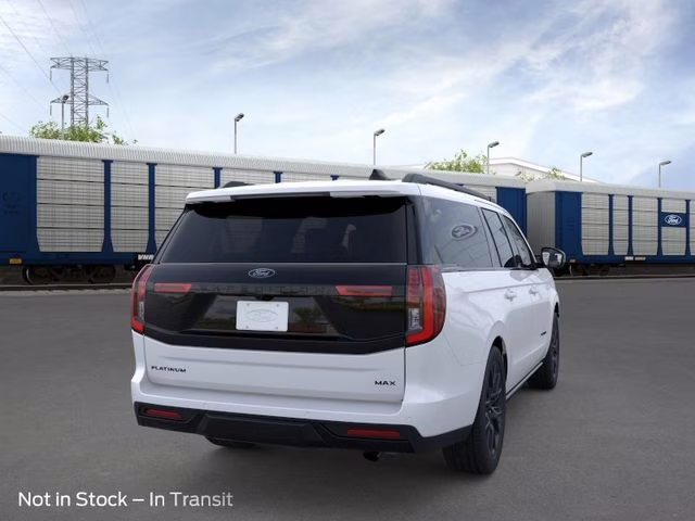 2026 Star White Metallic Tri-Coat Ford Expedition Max Platinum 4X4 SUV