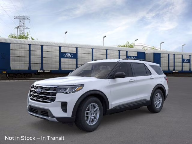 2026 Space White Metallic Ford Explorer Active RWD SUV