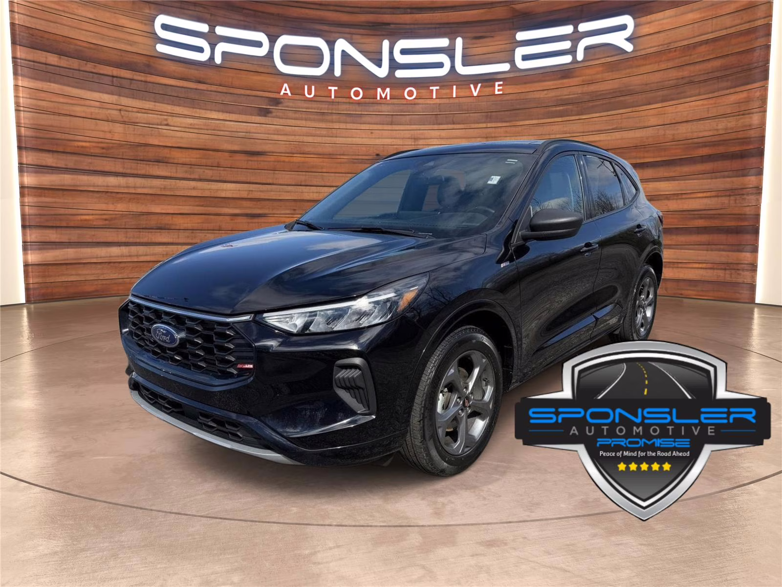 Agate Black 2023 Ford Escape ST-Line AWD SUV / Crossover All-Wheel Drive 8-Speed Automatic