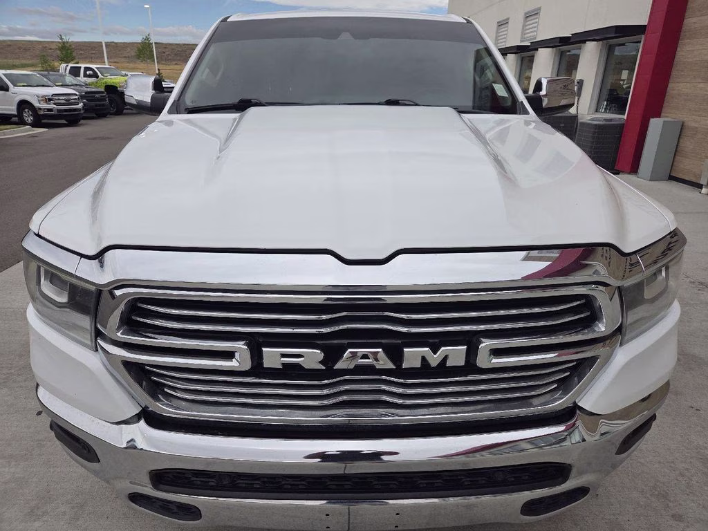 2022 Bright White Clearcoat Ram 1500 Laramie 4X4 Truck