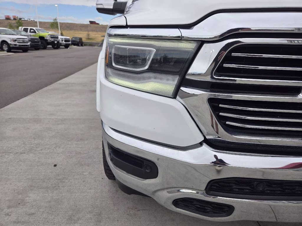 2022 Bright White Clearcoat Ram 1500 Laramie 4X4 Truck