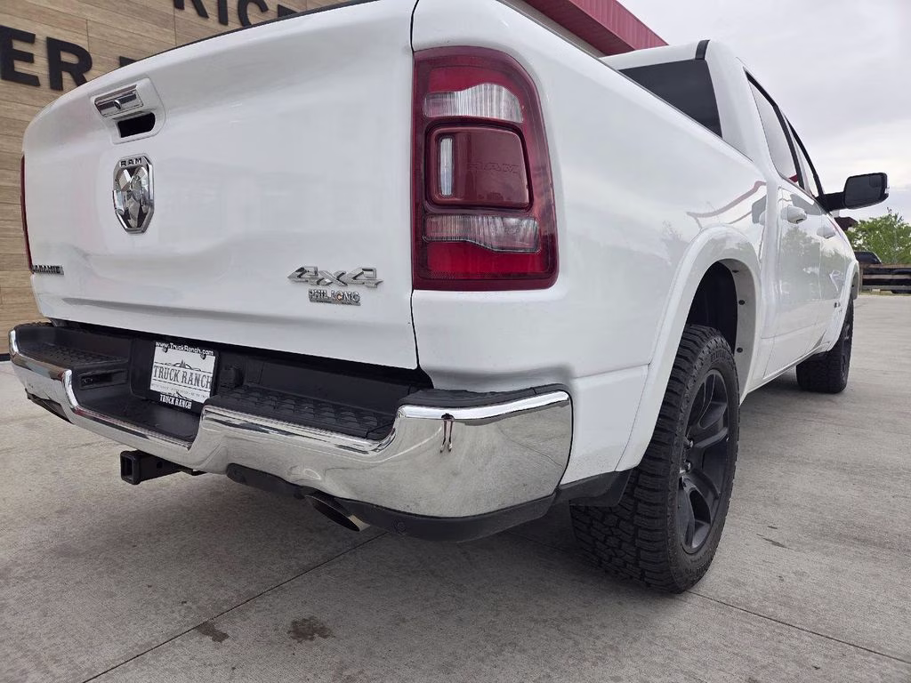2022 Bright White Clearcoat Ram 1500 Laramie 4X4 Truck
