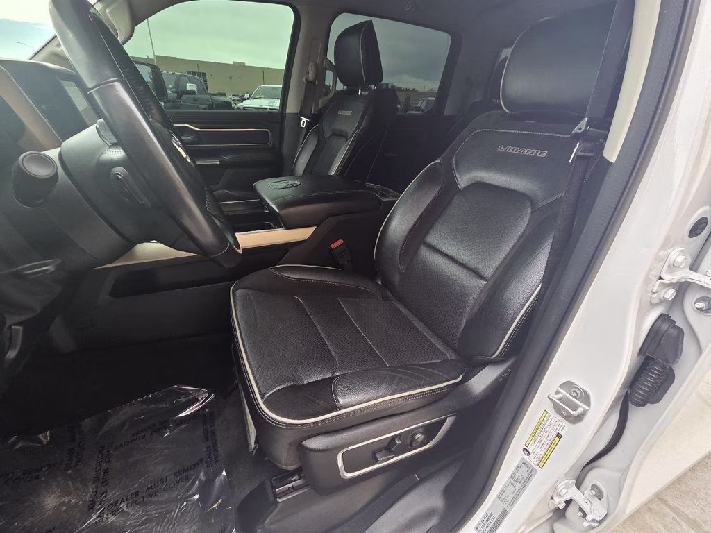 2022 Bright White Clearcoat Ram 1500 Laramie 4X4 Truck