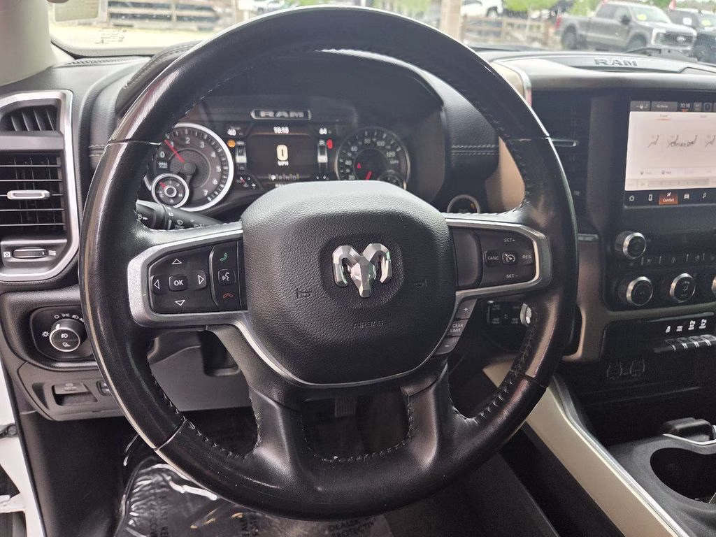 2022 Bright White Clearcoat Ram 1500 Laramie 4X4 Truck