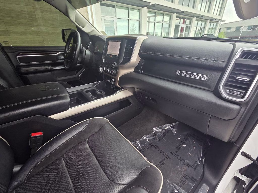 2022 Bright White Clearcoat Ram 1500 Laramie 4X4 Truck