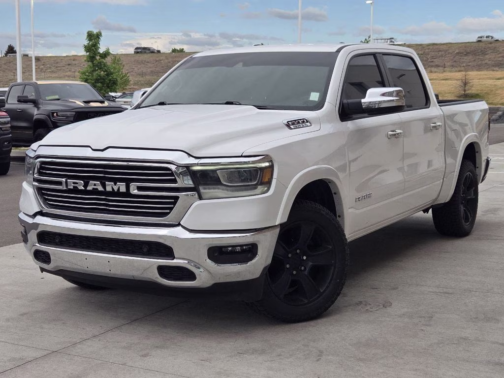2022 Bright White Clearcoat Ram 1500 Laramie 4X4 Truck