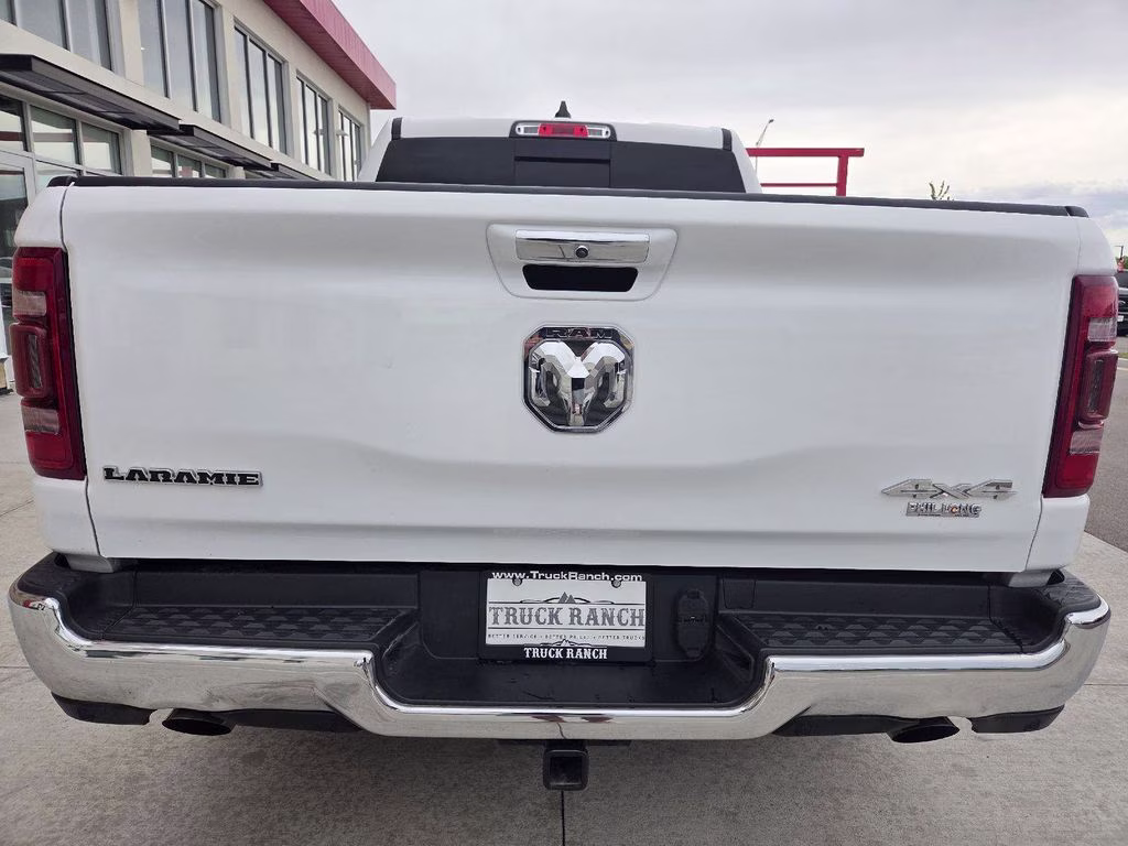 2022 Bright White Clearcoat Ram 1500 Laramie 4X4 Truck