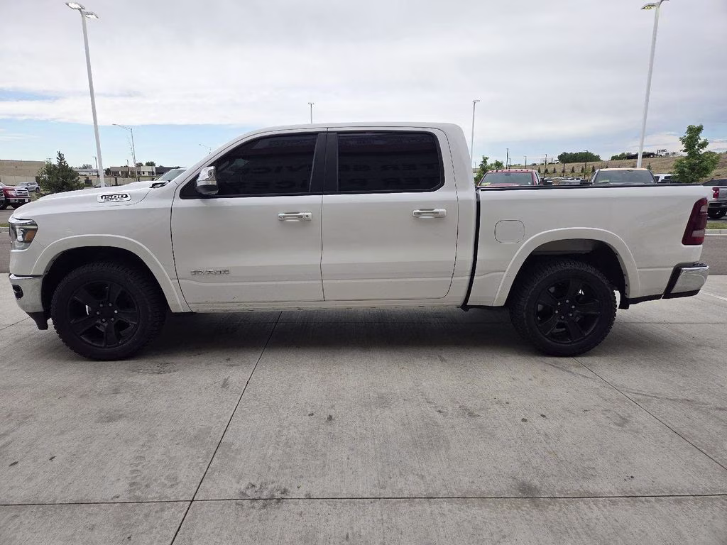 2022 Bright White Clearcoat Ram 1500 Laramie 4X4 Truck