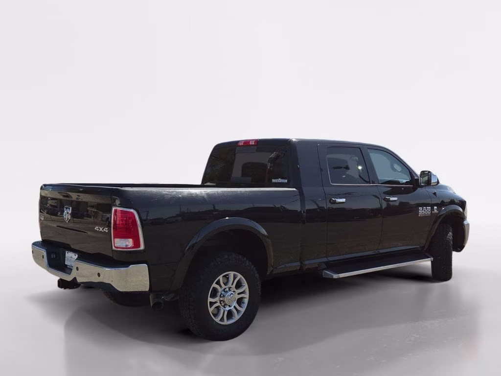 2015 Brilliant Black Crystal Pearlcoat Ram 3500 Laramie 4X4 Truck