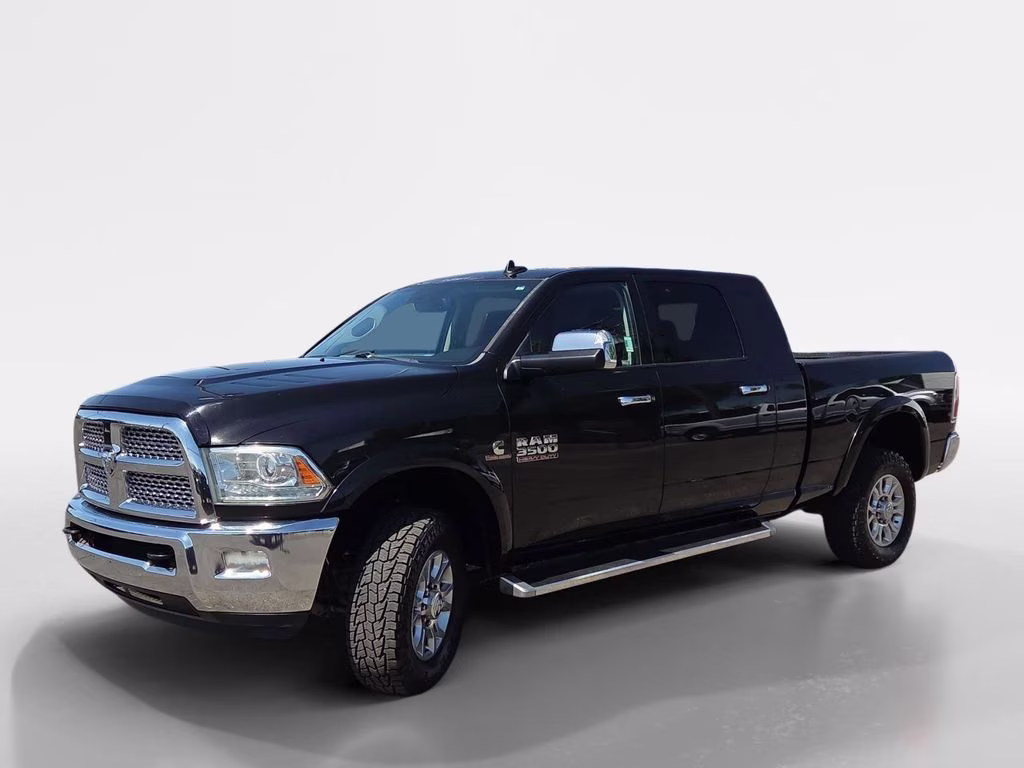 2015 Brilliant Black Crystal Pearlcoat Ram 3500 Laramie 4X4 Truck