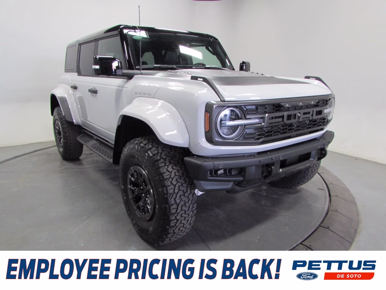 2026 Avalanche Gray Ford Bronco Raptor 4X4 SUV