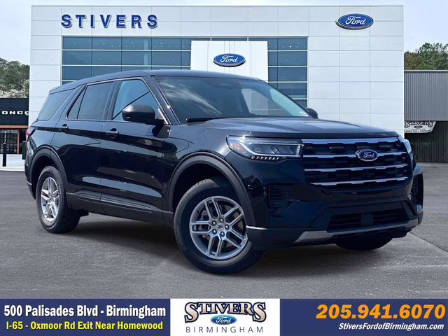 2026 Black Metallic Ford Explorer Active RWD SUV