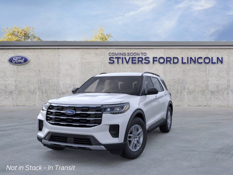 2026 Space White Metallic Ford Explorer Active RWD SUV