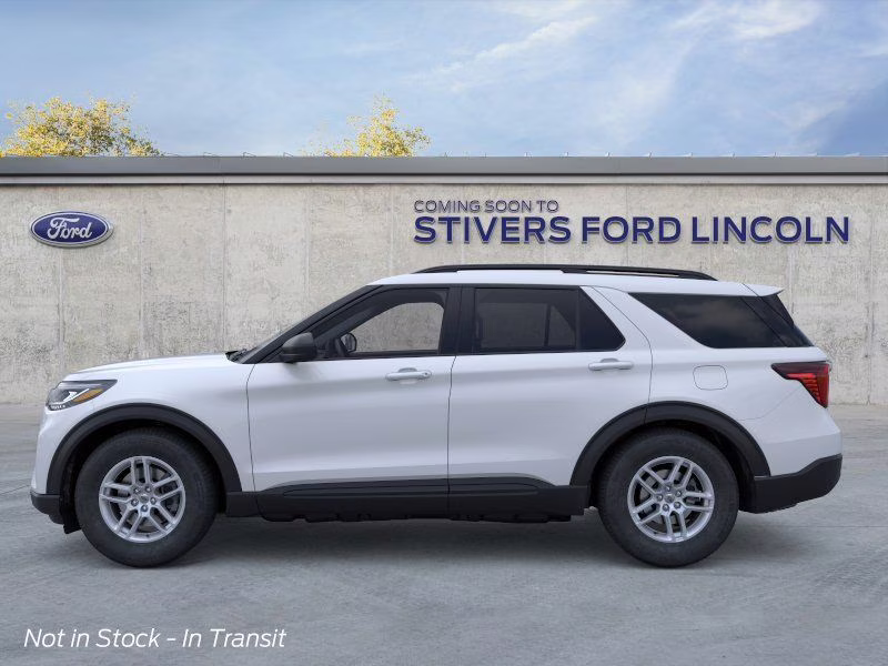 2026 Space White Metallic Ford Explorer Active RWD SUV
