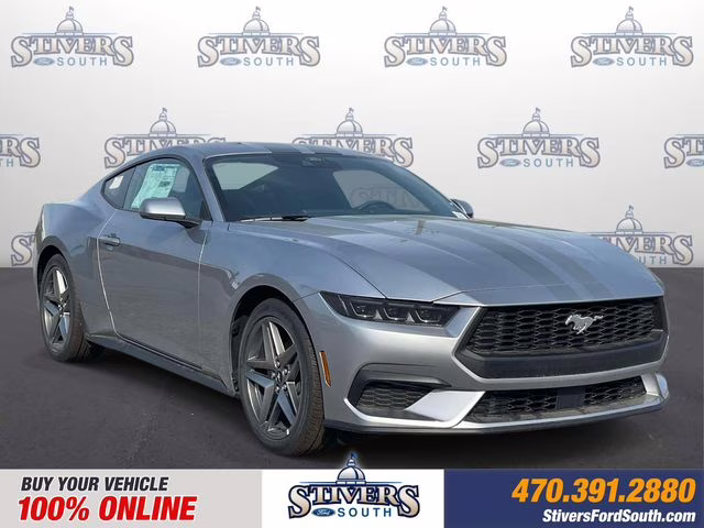 2026 Silver Metallic Ford Mustang EcoBoost RWD Coupe