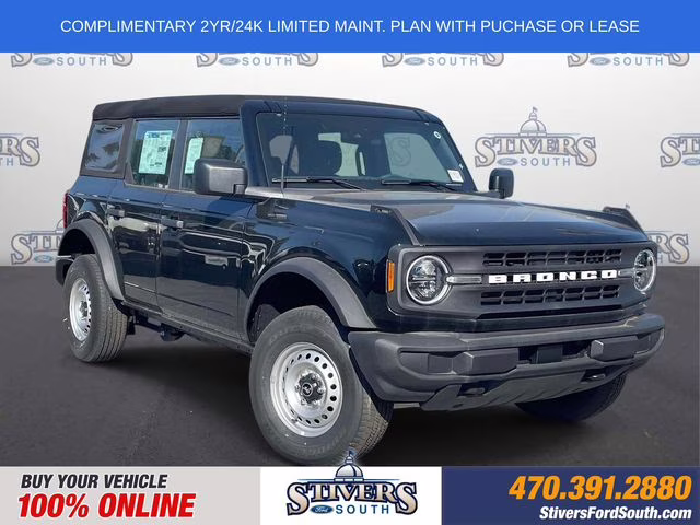 2025 Shadow Black Ford Bronco Base 4X4 SUV