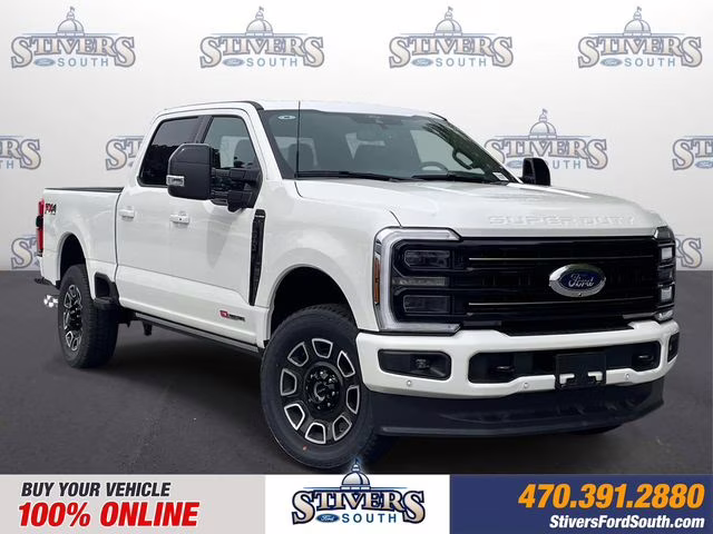 2026 White Ford Super Duty F-250 SRW Platinum 4X4 Truck
