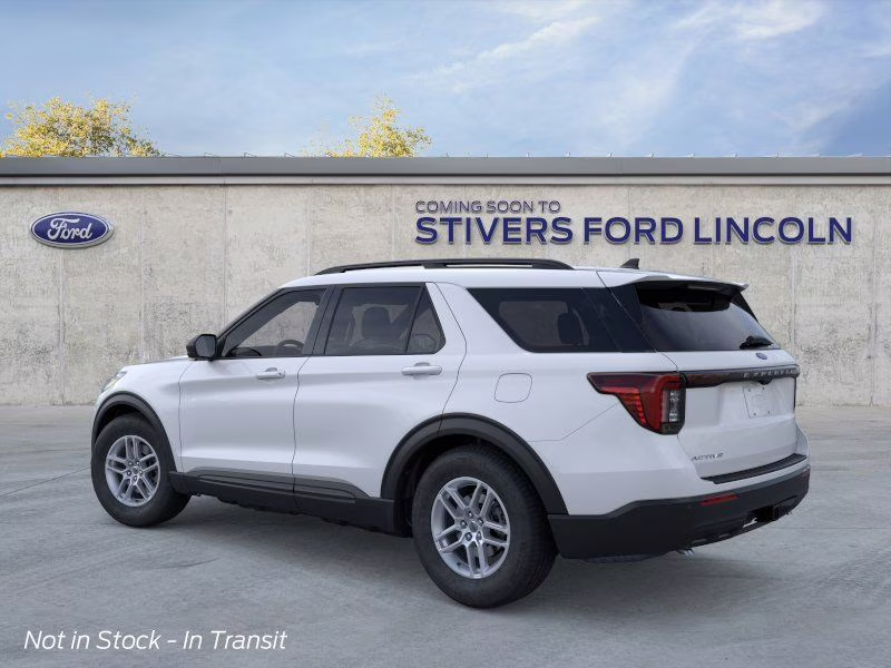 2026 Space White Metallic Ford Explorer Active RWD SUV
