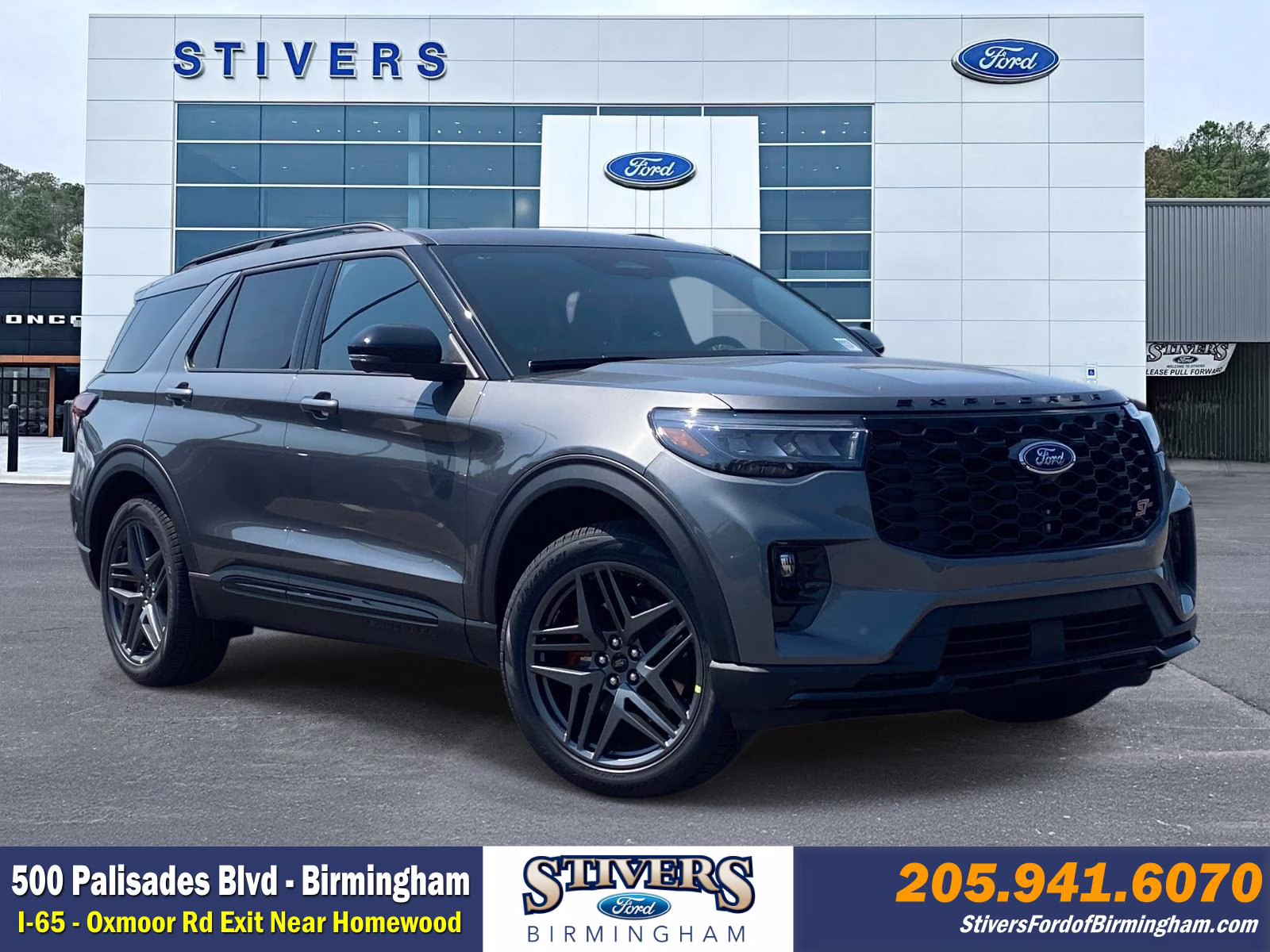 2026 Gray Metallic Ford Explorer ST 4X4 SUV