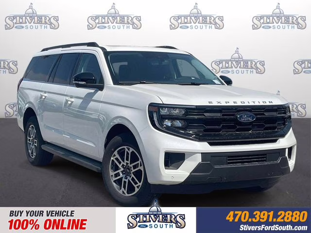 2026 White Metallic Ford Expedition Max Active RWD SUV