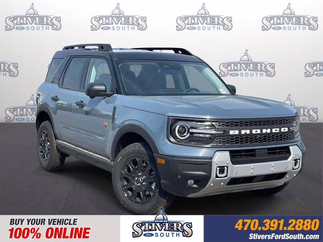 2026 Azure Gray Metallic Ford Bronco Sport Badlands 4X4 SUV