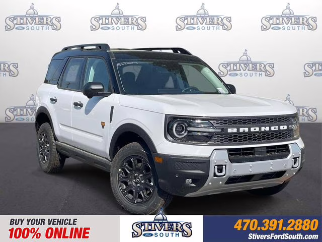 2026 Oxford White Ford Bronco Sport Badlands 4X4 SUV