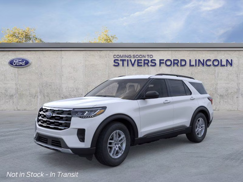2026 Space White Metallic Ford Explorer Active RWD SUV