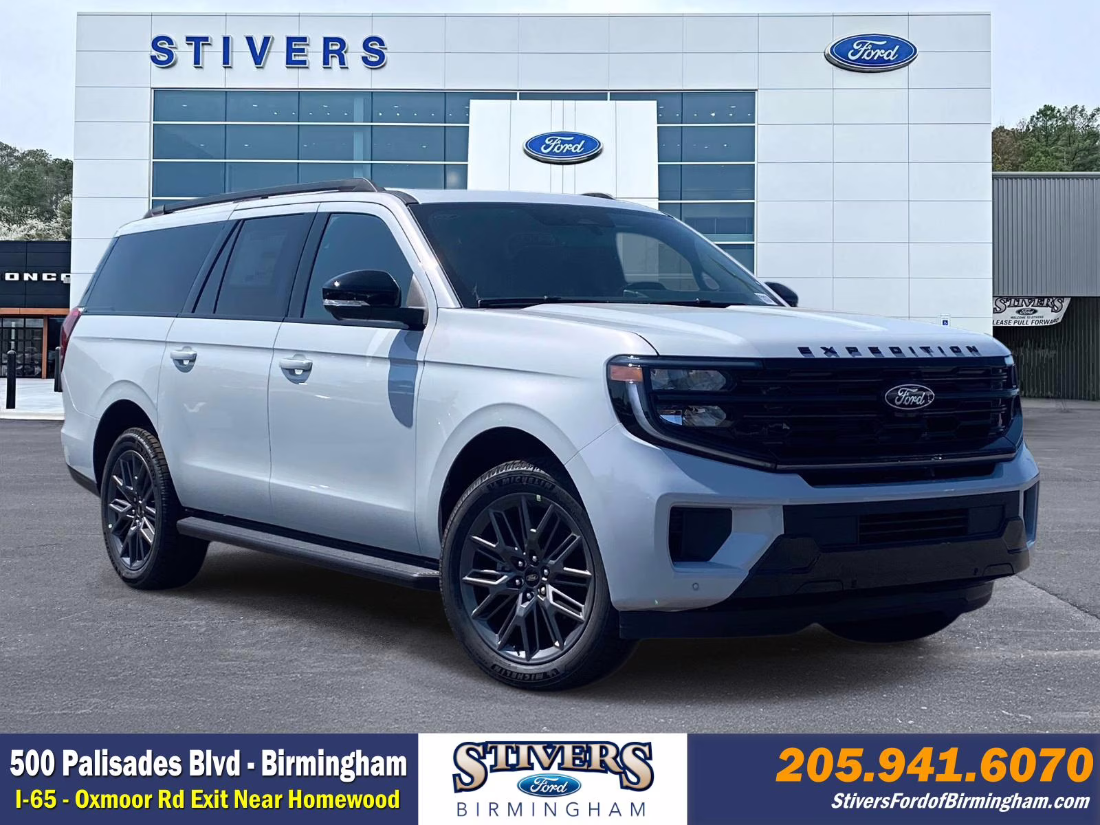 2026 Space Silver Metallic Ford Expedition Max Platinum 4X4 SUV