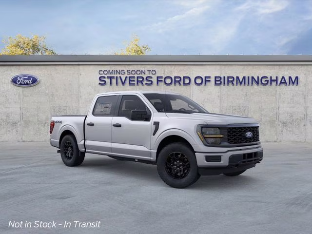 2026 Silver Metallic Ford F-150 STX 4X4 Truck