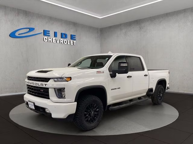 2021 Summit White Chevrolet Silverado 3500HD LTZ 4X4 Truck
