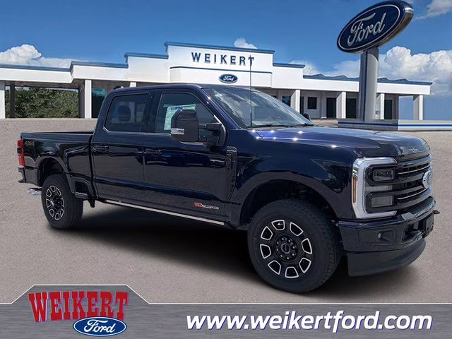 2025 Antimatter Blue Metallic Ford Super Duty F-350 SRW Platinum 4X4 Truck
