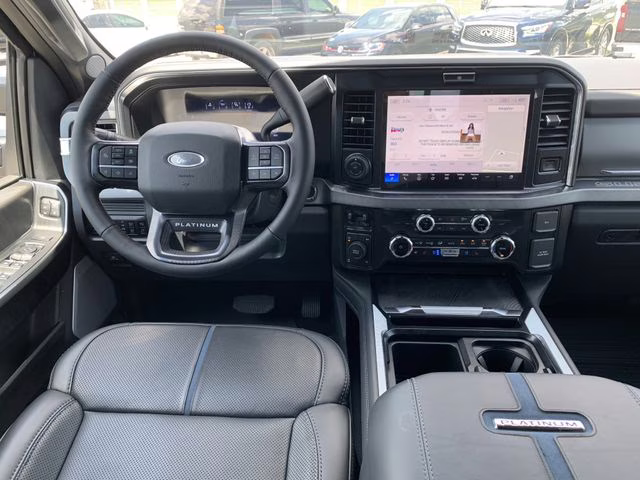 2025 Antimatter Blue Metallic Ford Super Duty F-350 SRW Platinum 4X4 Truck