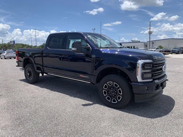 2025 Antimatter Blue Metallic Ford Super Duty F-350 SRW Platinum 4X4 Truck