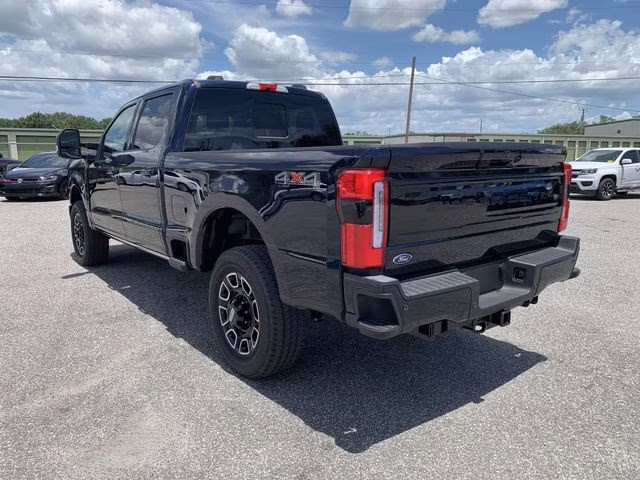 2025 Antimatter Blue Metallic Ford Super Duty F-350 SRW Platinum 4X4 Truck