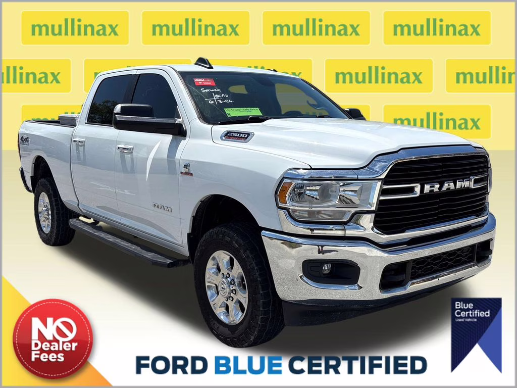 2019 Bright White Clearcoat Ram 2500 Big Horn 4X4 Truck